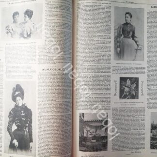 CARTEL ANTIGUO ORIGINAL DE EXPOSICION FLORAL EN COYOACAN & OTRAS NOTAS 1898