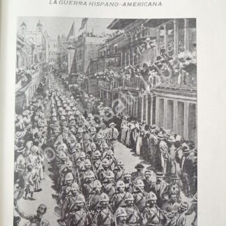 PORTADA ANTIGUA ORIGINAL  1898 ESPAÑA ABANDONA PUERTO RICO. GUERRA HISPANO AMERICANA