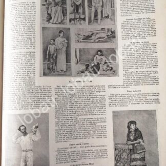 CARTEL ANTIGUO ORIGINAL DE NOTAS SOBRE CUBA 1898 & OTRAS NOTAS CIENTIFICAS