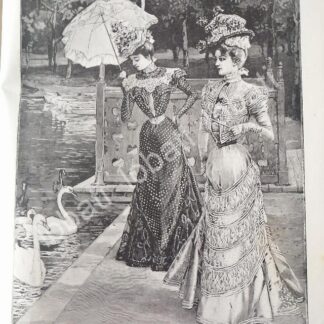 GACETA ANTIGUA. " PAGINAS DE LA MODA " 1898 /19
