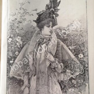 GACETA ANTIGUA. " PAGINAS DE LA MODA " 1898 /21