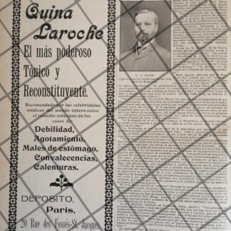 CARTEL PUBLICITARIO EL DR. G.A. MANN Y SU RADIOPATIA 1906