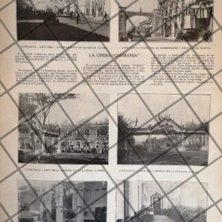 AFICHE ANTIGUO NUEVAS OBRAS EN CHIHUAHUA 1906