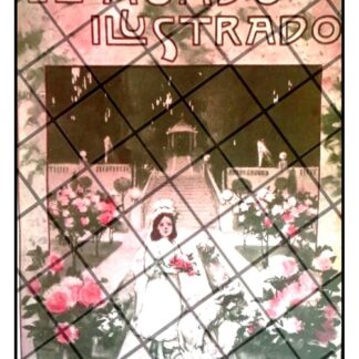 PORTADA ANTIGUA ARTISTICA 1906 DE F. LLOP PRIMERA COMUNION