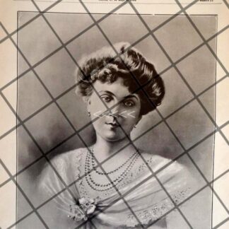 PORTADA ANTIGUA PRINCESA VICTORIA E. BATTENBERG 1906