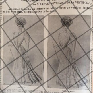 PUBLICIDAD ANTIGUA TIENDA EL PUERTO DE VERACRUZ 1906 /30