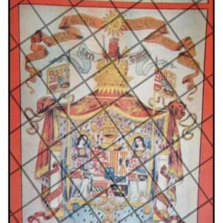 PORTADA ANTIGUA ESCUDO REAL DE ESPAÑA 1906