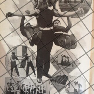 AFICHE ANTIGUO CADETES EN EJERCICIOS, COLEGIO MILITAR 1906