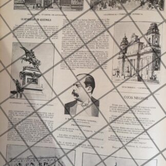 AFICHE ANTIGUO LA REVOLUCION EN GUATEMALA 1906