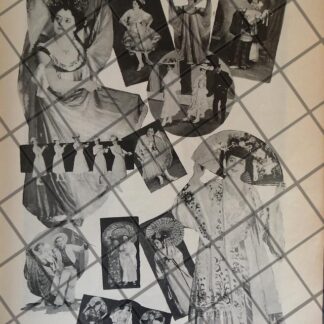 AFICHE ANTIGUO VARIAS ACTRICES DE TEATRO MEXICANO 1906