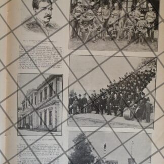 AFICHE ANTIGUO LA REVOLUCION EN GUATEMALA 1906 JUN