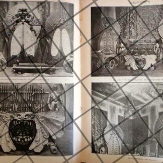 AFICHE ANTIGUO SALA DE ARMAS DE PORFIRIO DIAZ 1906