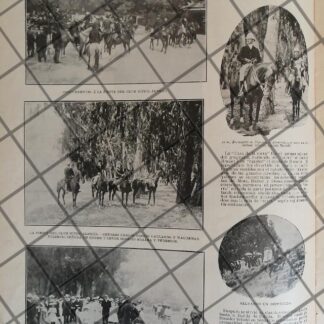 AFICHE ANTIGUO CLUB HIPICO ALEMAN EN ANZURES 1906