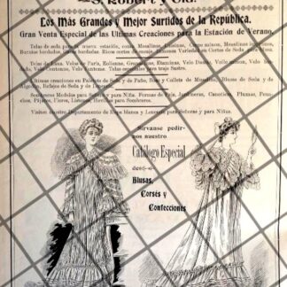 CARTEL ANTIGUO TIENDA EL CENTRO MERCANTIL 1906 -37