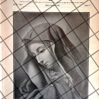 PORTADA ANTIGUA 1906 LA MADONA /C. DULCI /ARTE SACRO