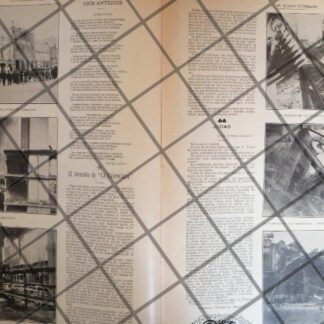 AFICHE ANTIGUO INCENDIO DE LA TIENDA LA VALENCIANA 1906