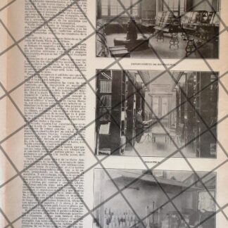 AFICHE ANTIGUO INSTITUTO GEOLOGICO NACIONAL 1906