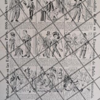 TIRA COMICA ANTIGUA CIGARRERA EL BUEN TONO 1911 /37