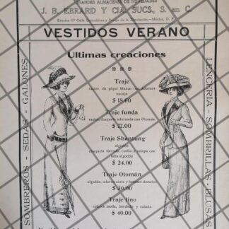 CARTEL ANTIGUO TIENDA LIVERPOOL 1911 -103