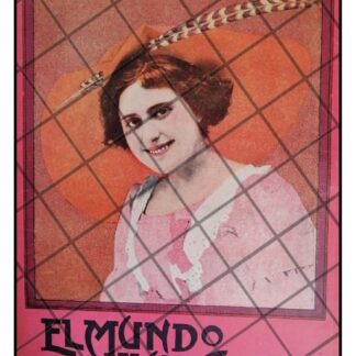 PORTADA ANTIGUA 1911 DAMA DE SOCIEDAD