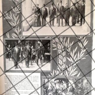 AFICHE ANTIGUO 1911 FESTEJOS BATALLA DEL 5 DE MAYO