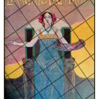 PORTADA ANTIGUA ARTISTICA 1911 MUSA DEL ARTE