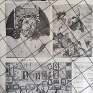 AFICHE ANTIGUO COLEGIO DEL SAGRADO CORAZON DE MARIA 1911