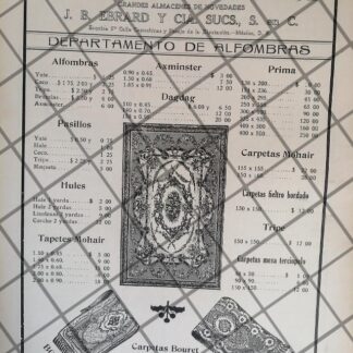 CARTEL ANTIGUO TIENDA LIVERPOOL 1911 -104