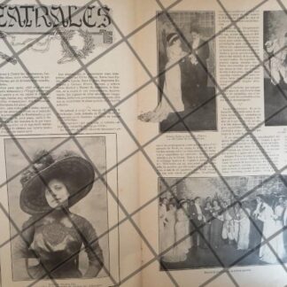 AFICHE ANTIGUO ADELILNA IRIS, JOAQUIN PARDAVE SR. Y MAS 1911