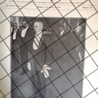 PORTADA ANTIGUA LEON DE LA BARRA TOMO POSESION 1911