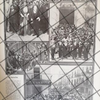 AFICHE ANTIGUO. LEON DE LA BARRA TOMA POSESION 1911 /3