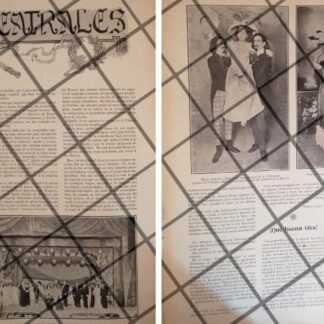 AFICHE ANTIGUO REAPERTURA TEATRO COLON, MIMI DERBA ETC 1911