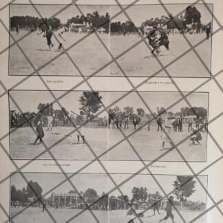 AFICHE ANTIGUO BEISBOL. CLUB MARTE VS CLUB VICTORIA 1911