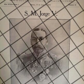 PORTADA ANTIGUA 1911. CORONACION DEL REY JORGE V. 1911