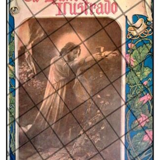 PORTADA ANTIGUA ARTISTICA 1911 JESUCRISTO /ARTE SACRO