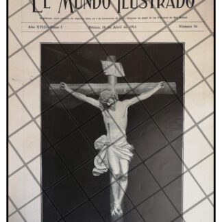 PORTADA ANTIGUA 1911 JESUCRISTO CRUCIFICADO /ARTE SACRO