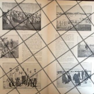 AFICHE ANTIGUO LA REVOLUCION EN MARRUECOS 1911