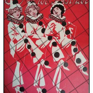 PORTADA ANTIGUA ARTISTICA 1911 DE RAFAEL LILLO, ARLEQUINES