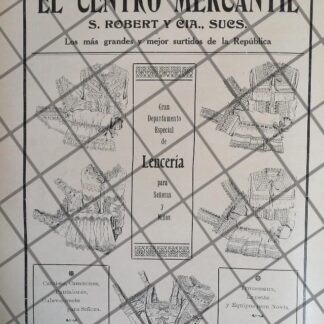 CARTEL ANTIGUO TIENDA EL CENTRO MERCANTIL 1911 -39