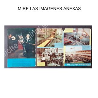 CARTEL ANTIGUO ORIGINAL DE REPORTAJE FUNDIDORA MONTERREY Y CARLOS PRIETO 1968