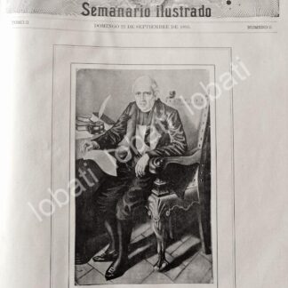 PORTADA ANTIGUA ORIGINAL  1895 MIGUEL HIDALGO