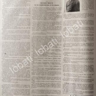 CARTEL ANTIGUO ORIGINAL DE NOTA. EL DIPUTADO IGNACIO BEJARANO 1895 / PLT