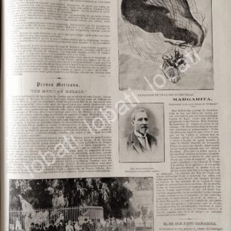 CARTEL ANTIGUO ORIGINAL DE AMERICANISTAS ESPAÑOLES EN EL ARBOL DE LA NOCHE TRISTE/ LDM