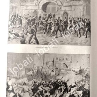 CARTEL ANTIGUO ORIGINAL DE EL GENOCIDIO ARMENIO EN TURQUIA 1895 / PLT