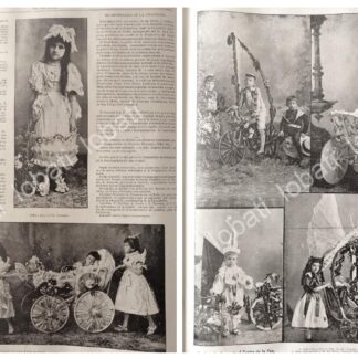 CARTEL ANTIGUO ORIGINAL DE NIÑOS DE LA ALTA SOCIEDAD DE SAN LUIS POTOSI 1895 / ASM LEA DESCRIPCION