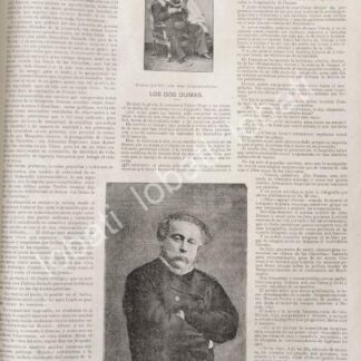 CARTEL ANTIGUO ORIGINAL DE MUERE ALEJANDRO DUMAS HIJO 1895 / ECT