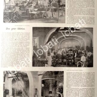 CARTEL ANTIGUO ORIGINAL DE FABRICA DE MUEBLES DE JORGE UNNA S.L.P 1895