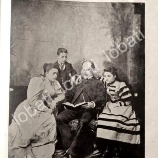 PORTADA ANTIGUA ORIGINAL  1895 JUAN DE DIOS PEZA Y SU FAMILIA /FEP