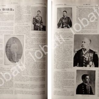 CARTEL ANTIGUO ORIGINAL DE PORFIRIO DIAZ Y SU FAMILIA ENTORNO INTIMO SU VIDA 1895