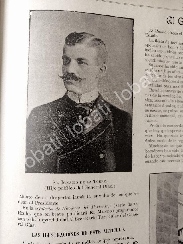 CARTEL ANTIGUO ORIGINAL DE PORFIRIO DIAZ Y SU FAMILIA ENTORNO INTIMO SU VIDA 1895 - Imagen 8